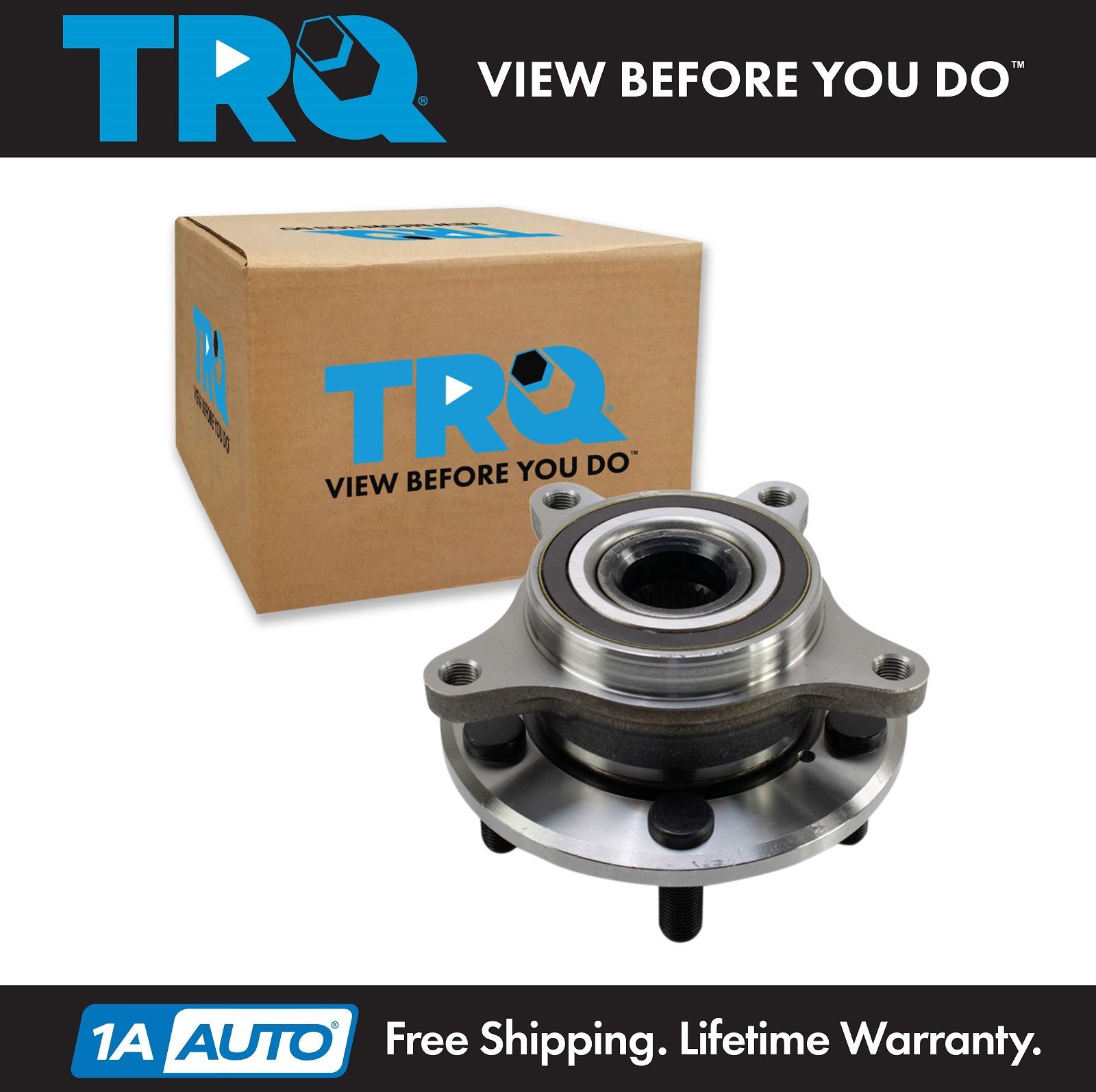 TRQ Front Left Right Wheel Hub Bearing For 2017-2021 Honda Civic