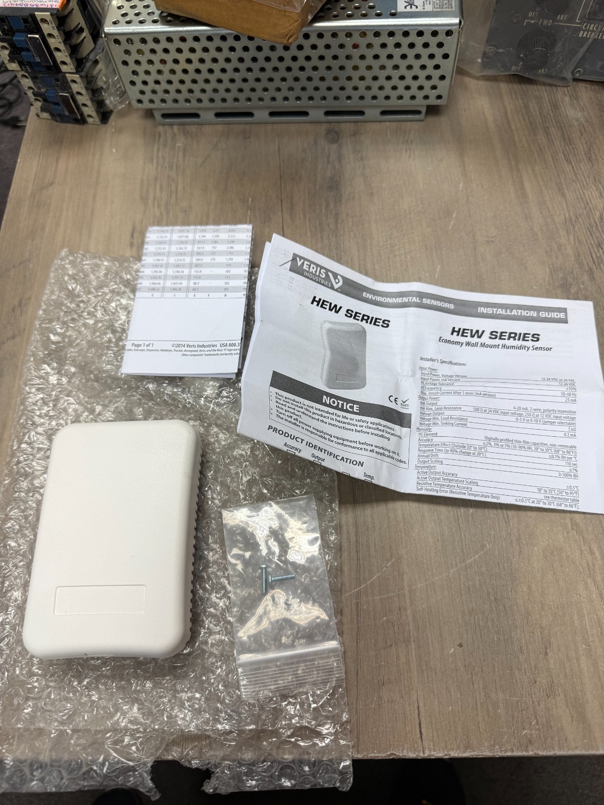 Veris HEW3VSTK Wall Humidity Sensor BRAND NEW