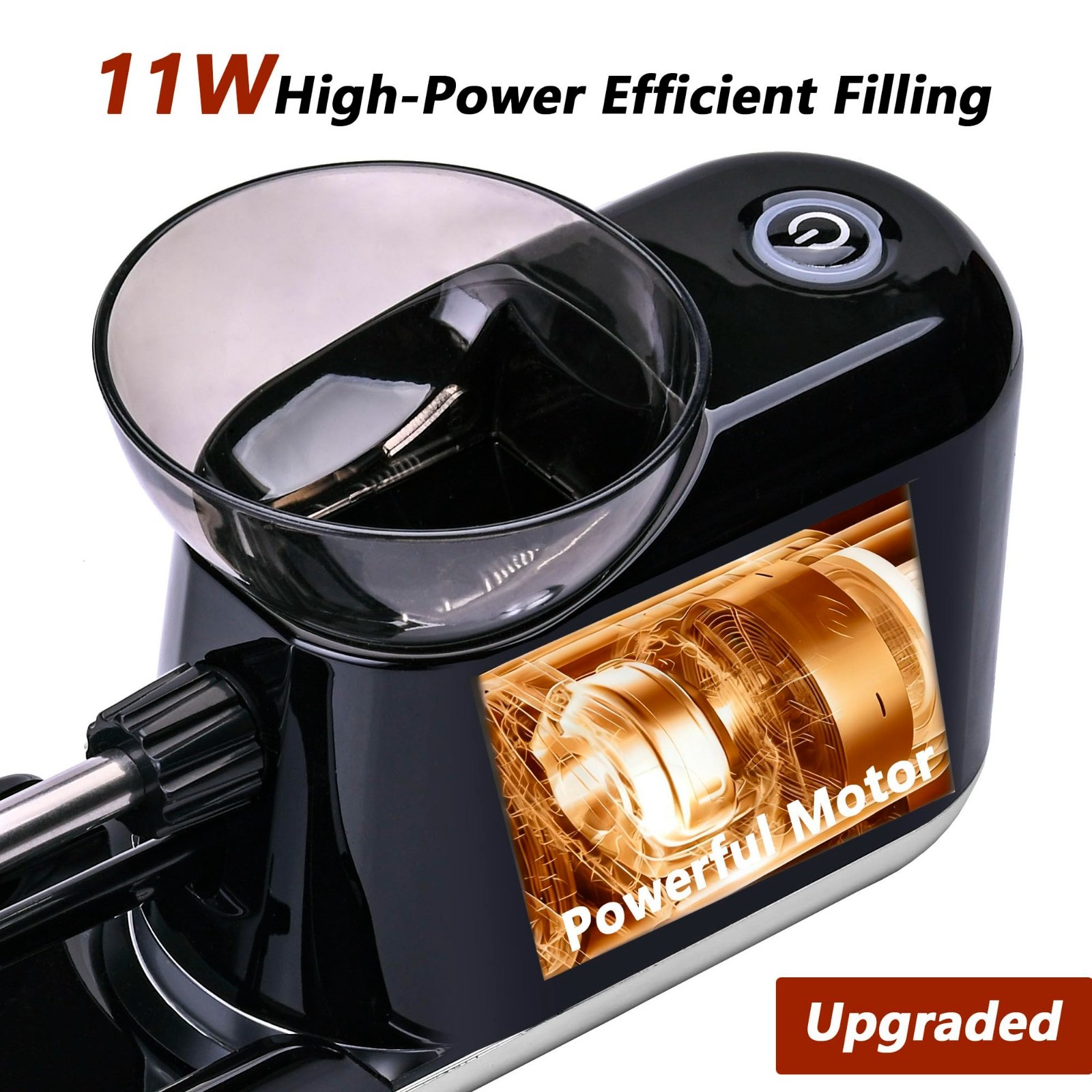 Electric Pre Roll Machine - Automatic Cone Loader & King Size Cone Holder, Cigar
