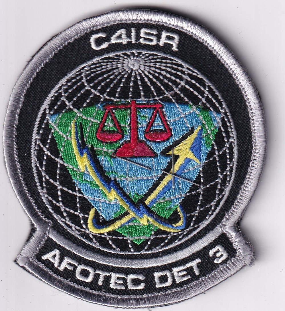 C4ISR AFOTEC Det 3 patch Nuclear Weapons Test USAF US Air Force Operational Test