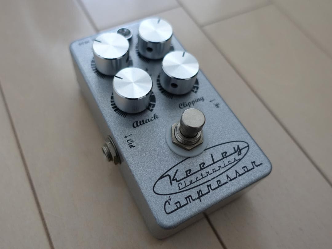 Keeley C4 Compressor Pedal 4-Knob Used with Box & Manual