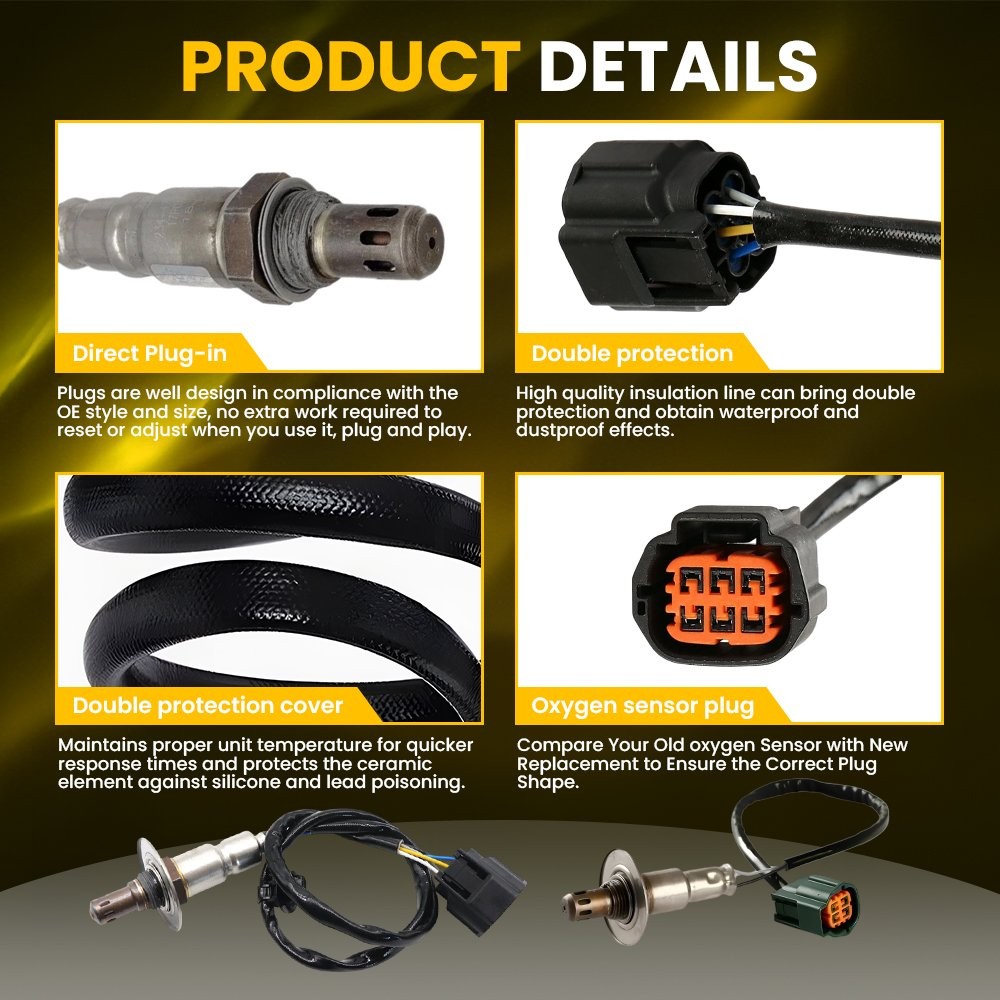 2x O2 Oxygen Sensor Upstream Downstream For 2014-2017 Subaru Forester 2.0L H4 EA