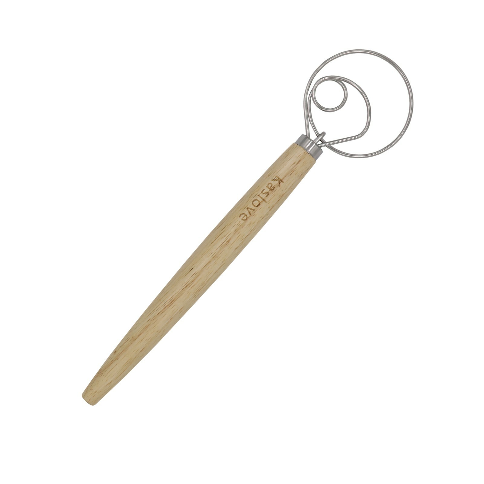 Kaslove The Original Danish Dough Whisk - LARGE 13 Stainless Steel Dutch Whisk