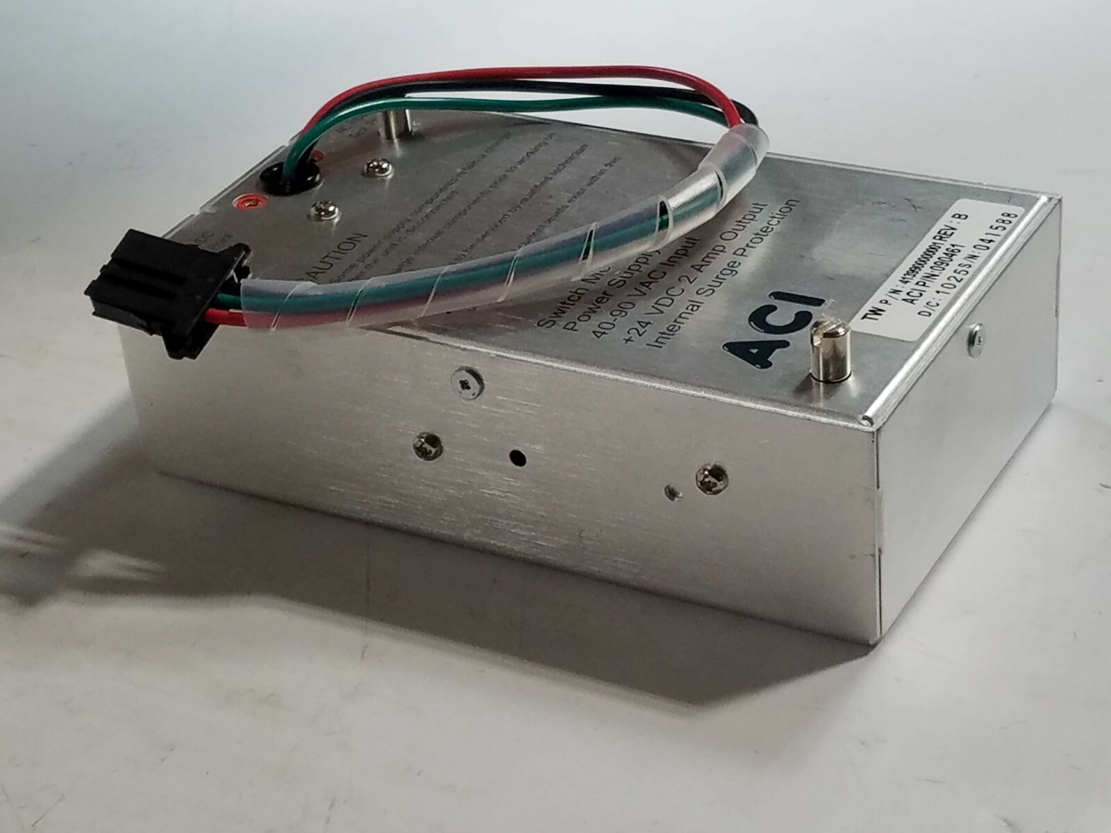 ACI 090461 Power Supply 40-90 VAC Input 24VDC 2 Amp Output