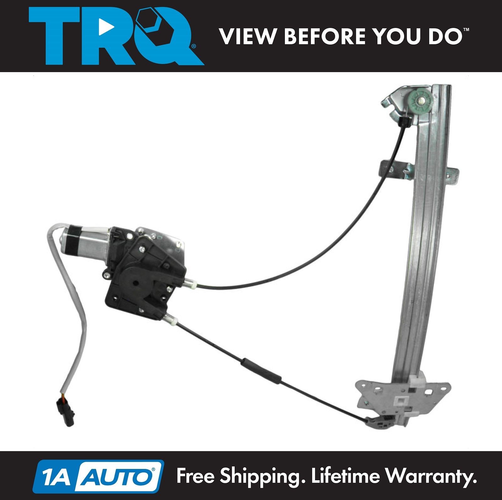 TRQ Front Power Window Regulator w/ Motor Passenger Side  RH for Dakota Durango