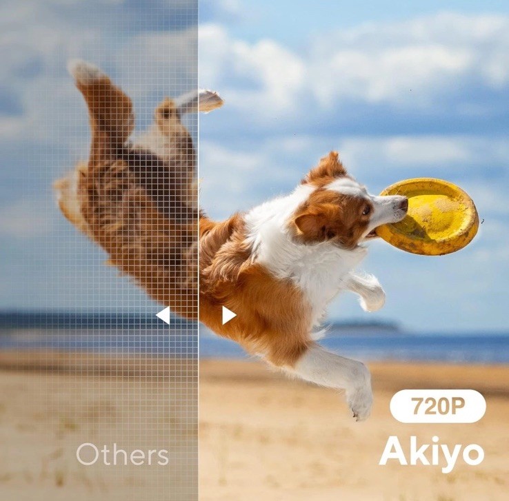AKIYO O1 Mini LED Portable Projector with Projector Stand iOS/Android HDMI/PS5