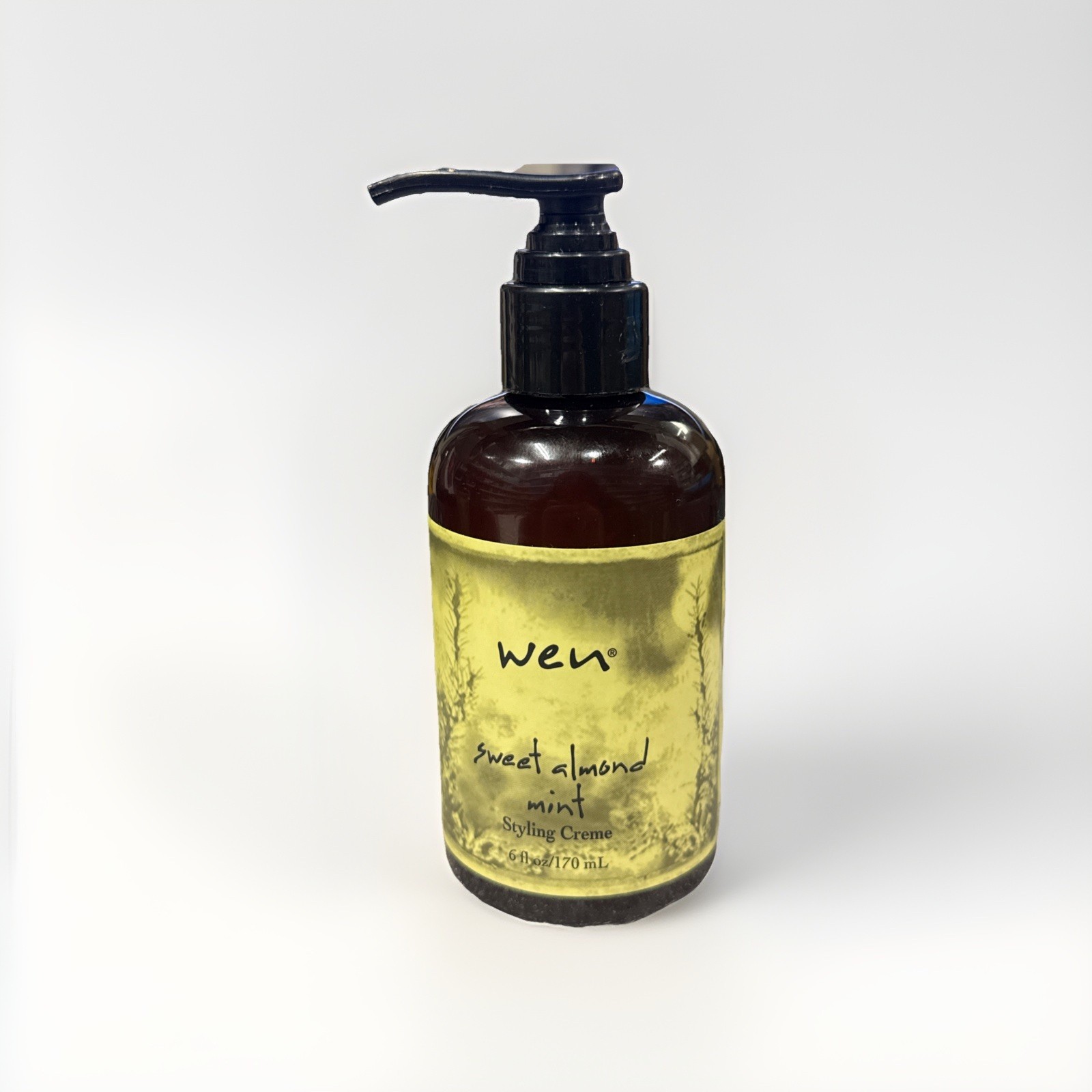 WEN Styling Creme 6 oz / 170mL (Sweet Almond Mint) New + Pump