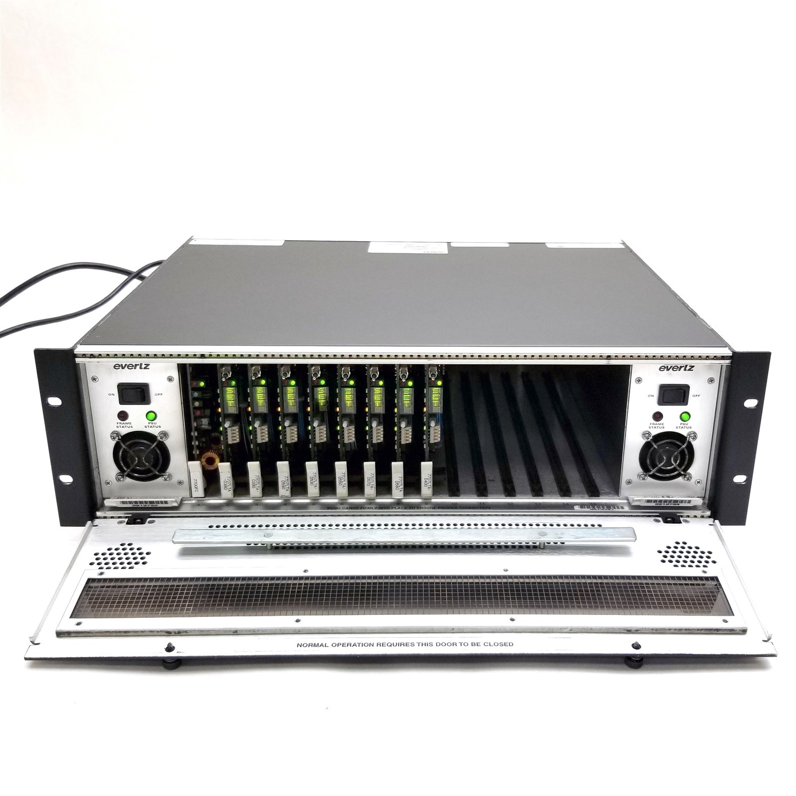 Evertz Microsystems 7700FR-C Mutliframe Chassis Frame w/1*7700FC/8*7707LTA