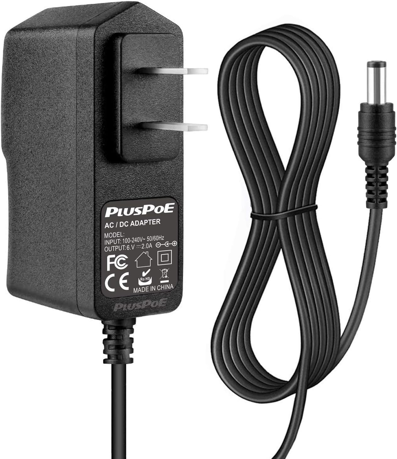 Replacement 6V Power Cord for ProForm Ellipticals – 6.6 Ft Safety Rated Charger