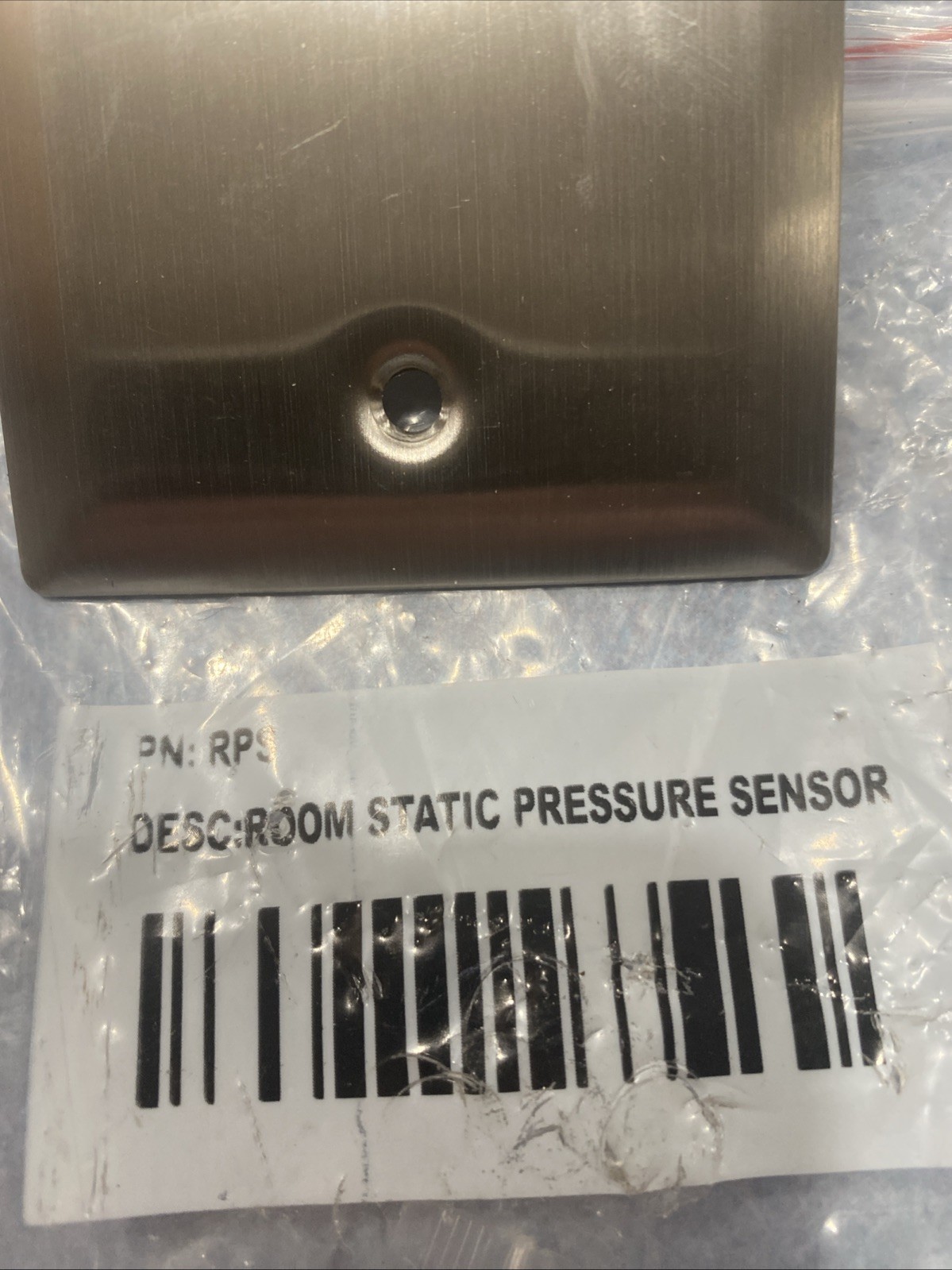 Room Static Pressure Sensor Plate RPS Kit w Screws