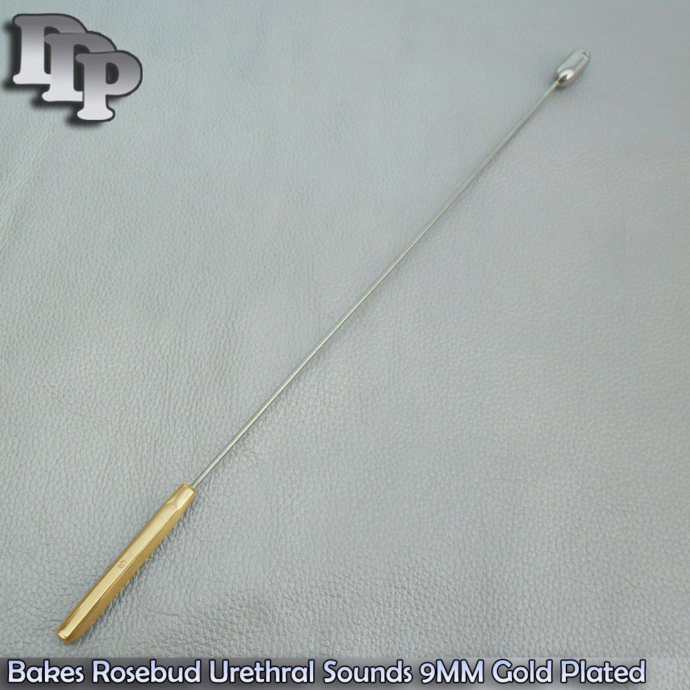 One Pc Bakes Rosebud Sounds 9MM Gold Plated
