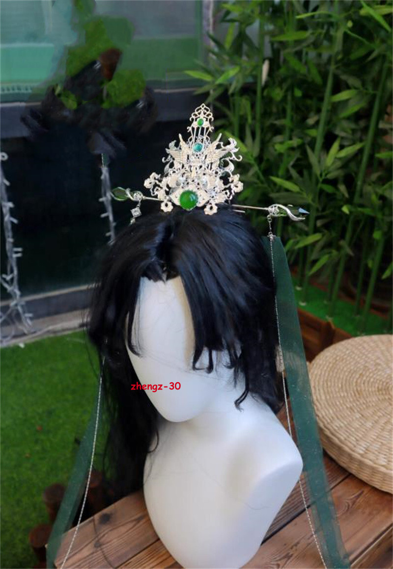 The Scum Villain Self Saving System Shen Qingqiu Cosplay Hair Crown Tiara Hanfu