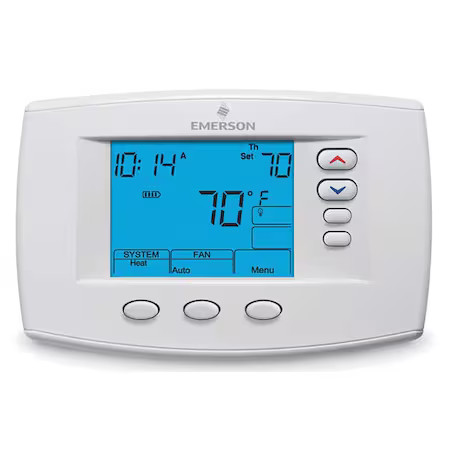 White-Rodgers 1F95-0671 Low Voltage Thermostat, 7, 5-1-1 Programs, 4 H, 2 C,