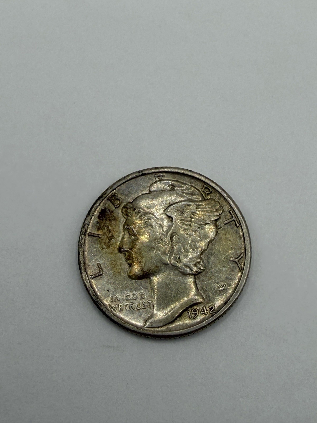 1942-P Mercury Silver Dime XF+? You Decide Toner Philadelphia Mint #B0213