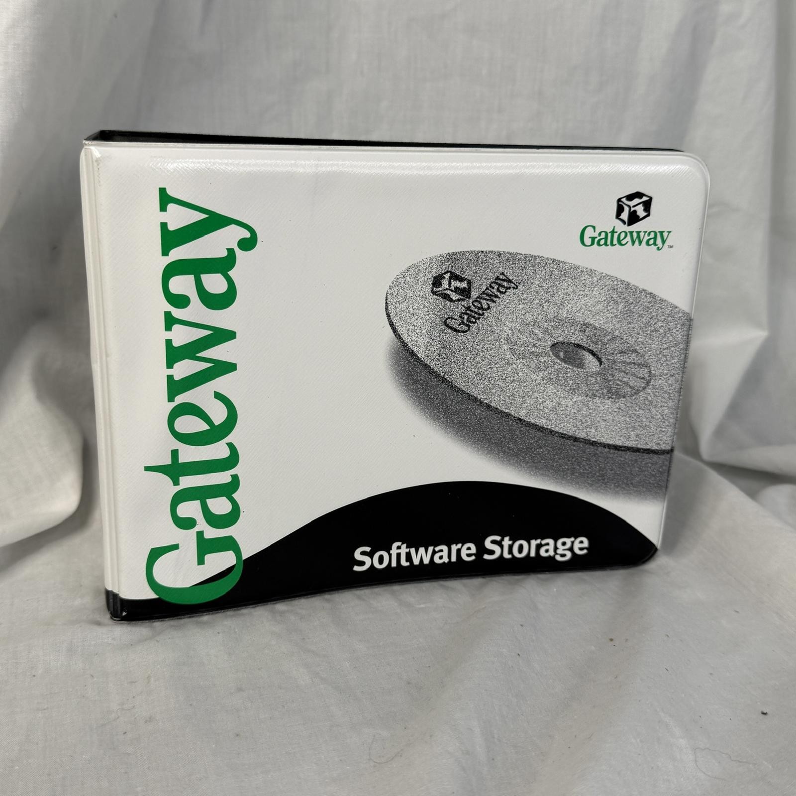 Vintage 1999 Gateway Software Storage 2-Ring Binder
