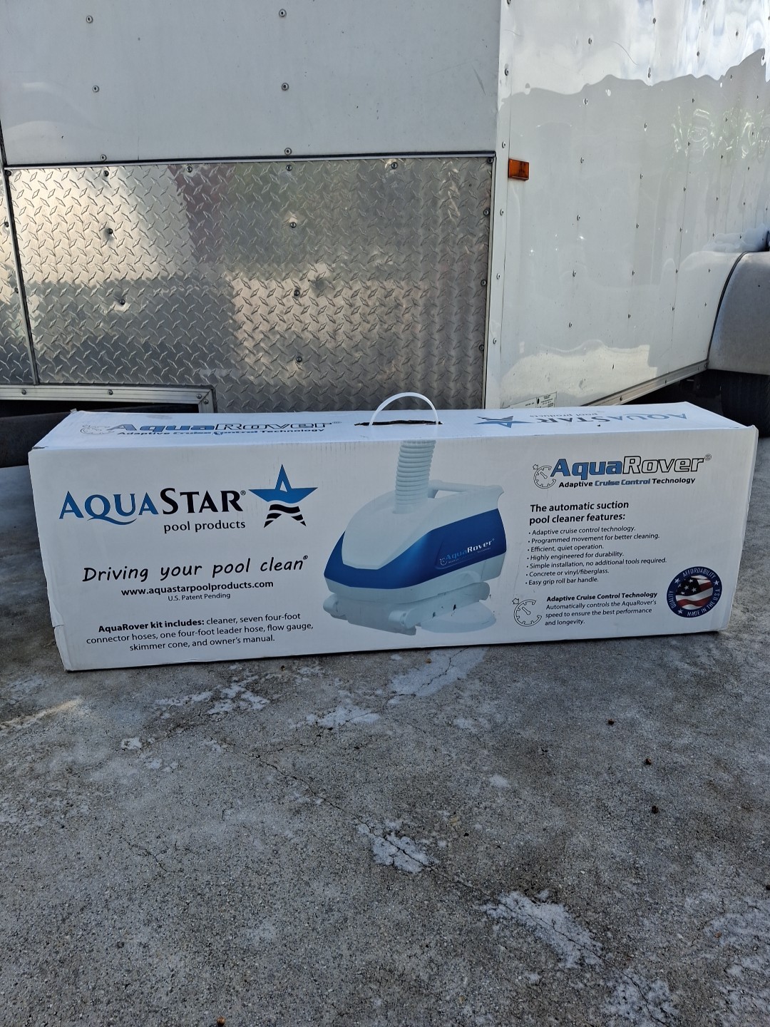 AQUAROVER IN-GROUND SUCTION SIDE CLEANER F/ GUNITE (AQUASTAR - AQR1601-H)