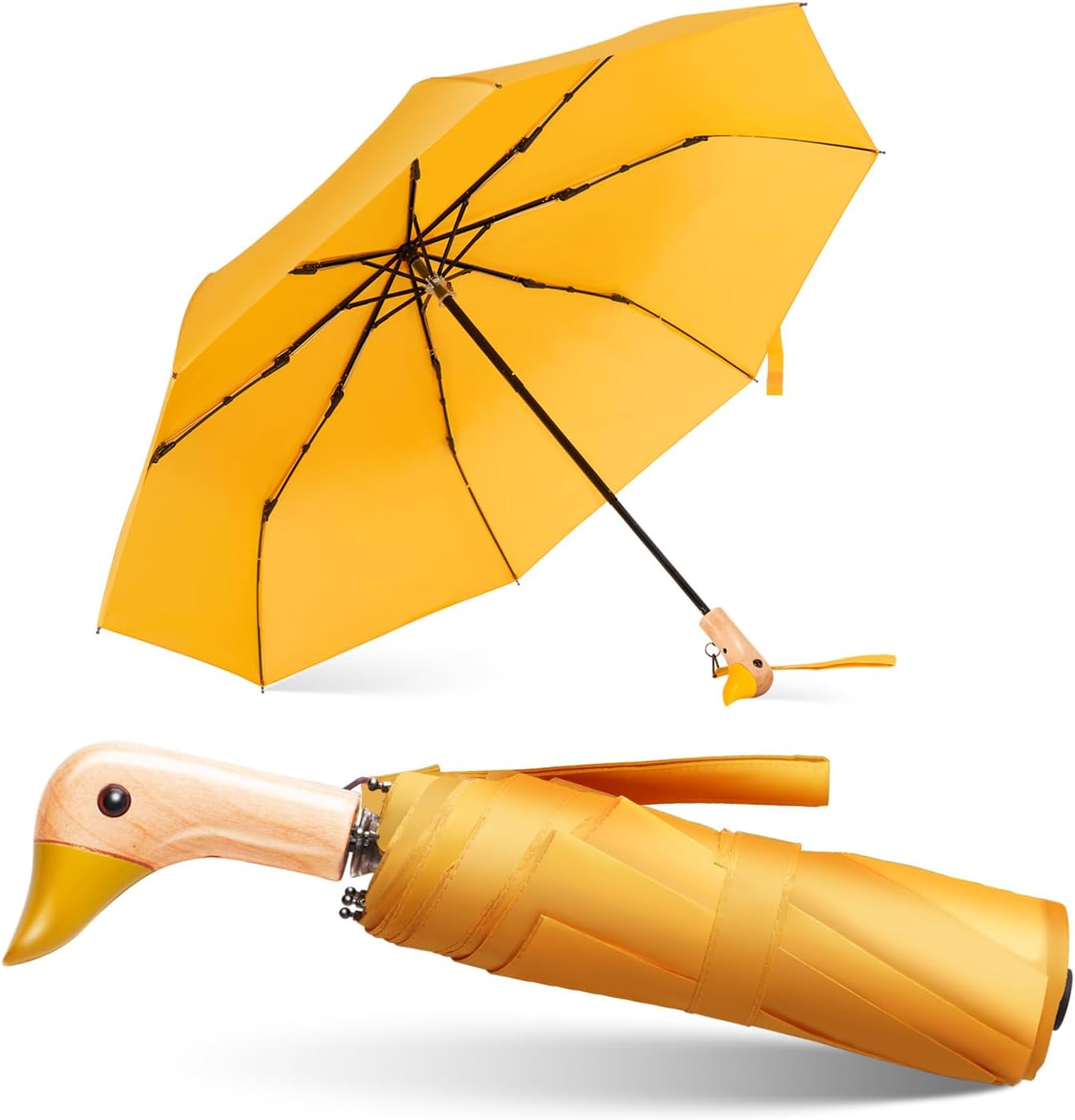Duck Umbrella – Cute Duck with Adorable Duck Handle, The Perfect Duck Umbrella f