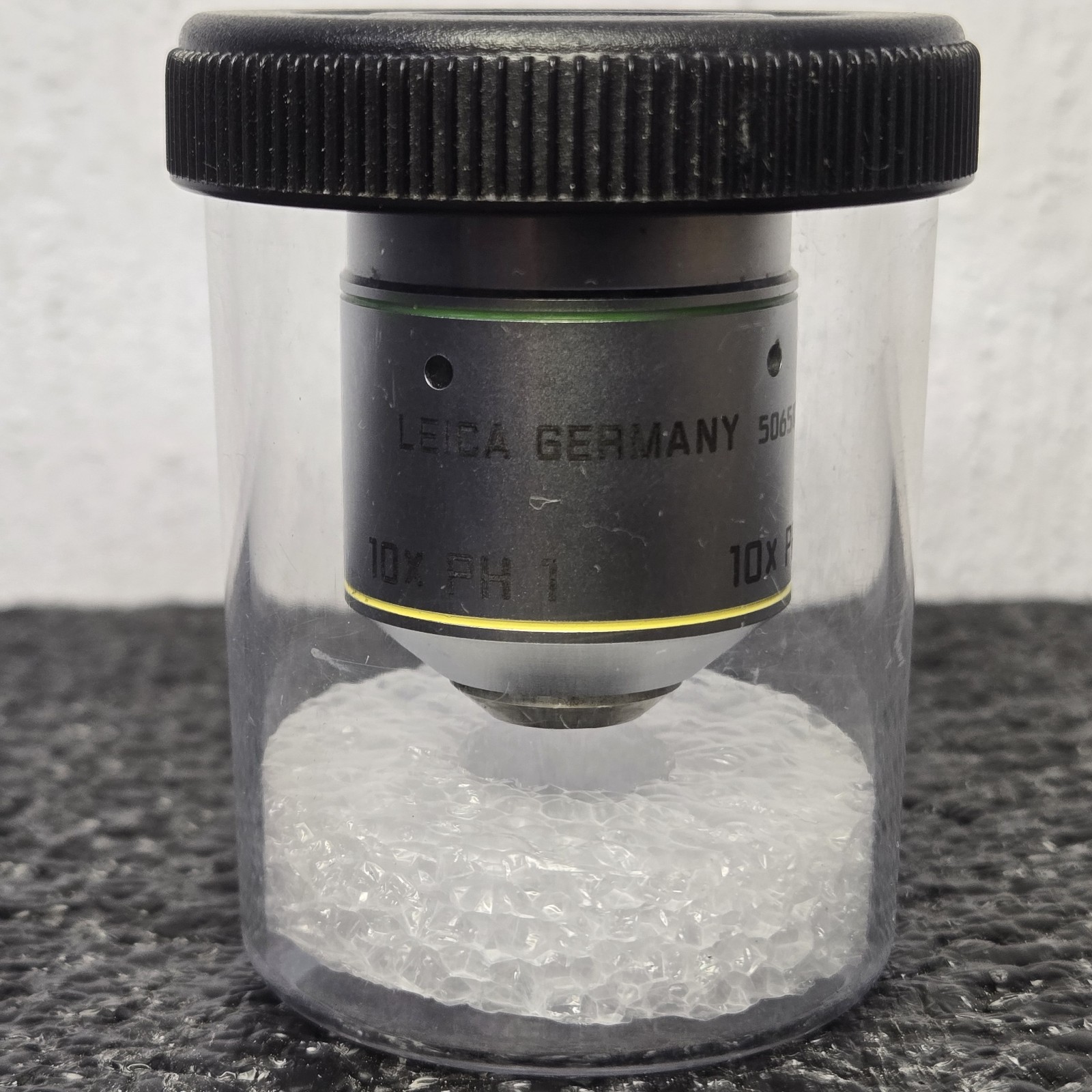 Leica Microscope Objective 506507 HC PL FLUOTAR L 10x/0.30 PH1 ∞/-/D #1