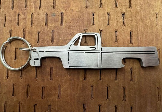 Third  Generation 1973-1987 C10 Stainless Steel Keychain bottle opener
