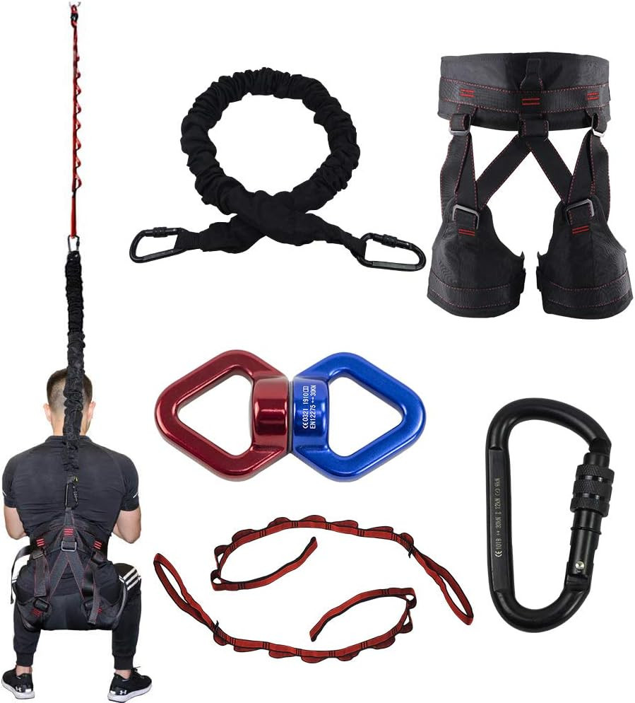 Heavy Duty Yoga Bungee Resistance Belt - Home Gym Workout Tool