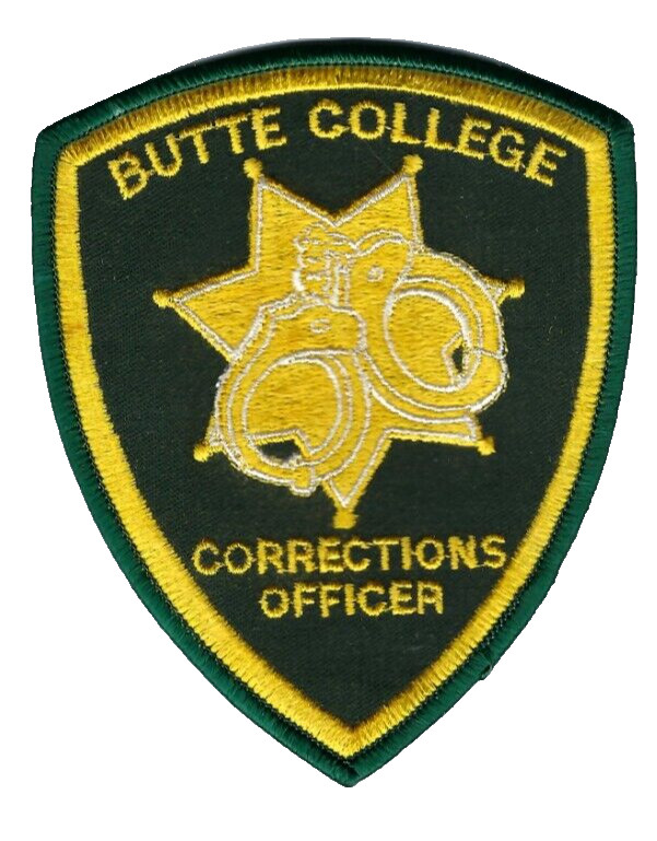 Butte College (Butte County) CA California Corrections Officer shoulder patch