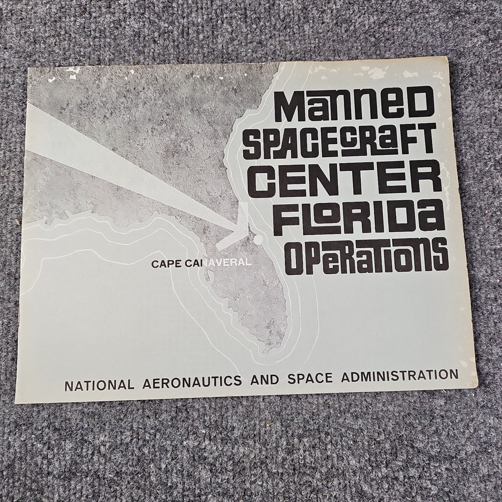 Nasa Manned Spacecraft Center Florida Operations Booklet Pamphlet 1960s Rare