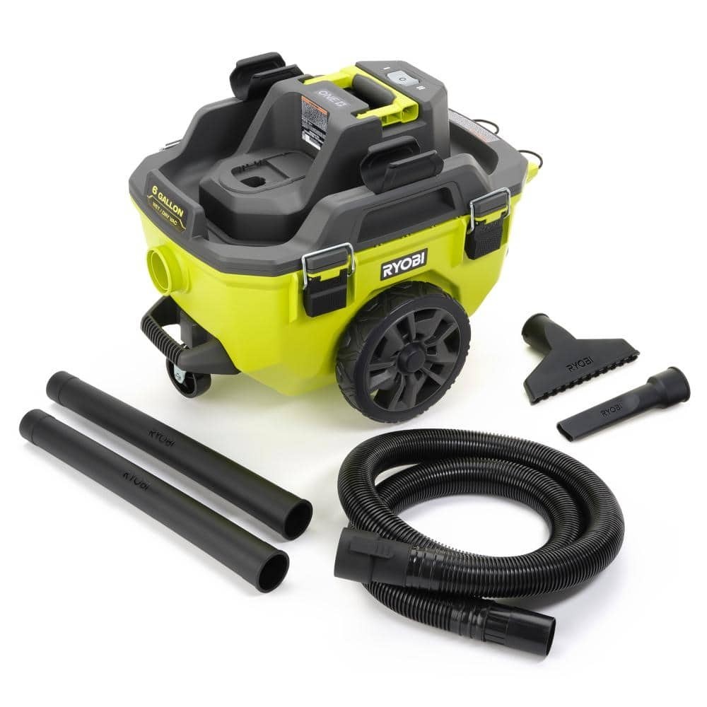 RYOBI ONE+ 18V Cordless 6 Gal. Wet Dry Vacuum (Tool Only)