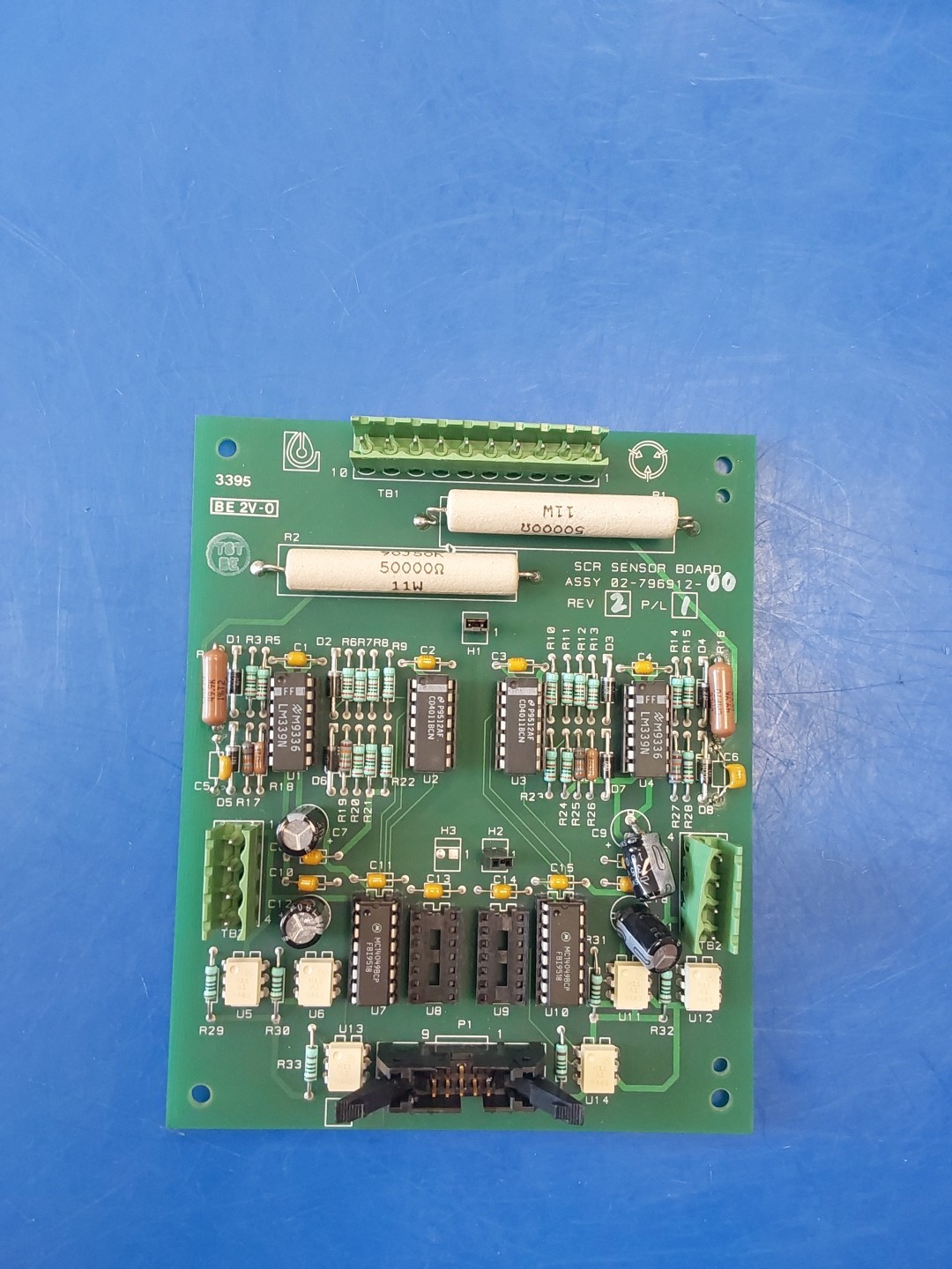 Liebert Emerson 02-796912-00 SCR Sensor Assembly Rev 2 P/L 1 Circuit Board