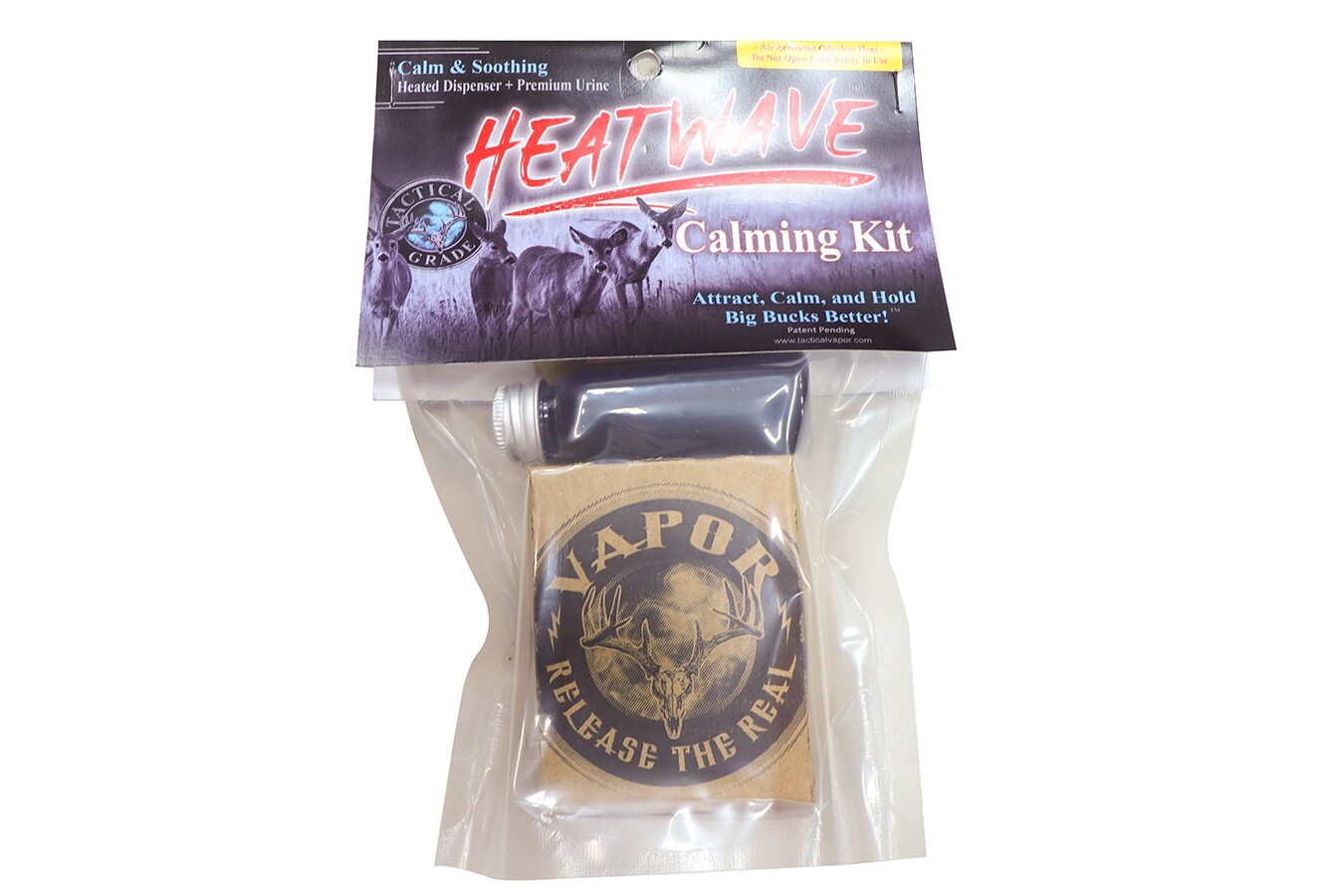 2-Pack Heatwave Dispenser + Urine Calm & Soothing Holding Kit DEER BUCK HUNTING