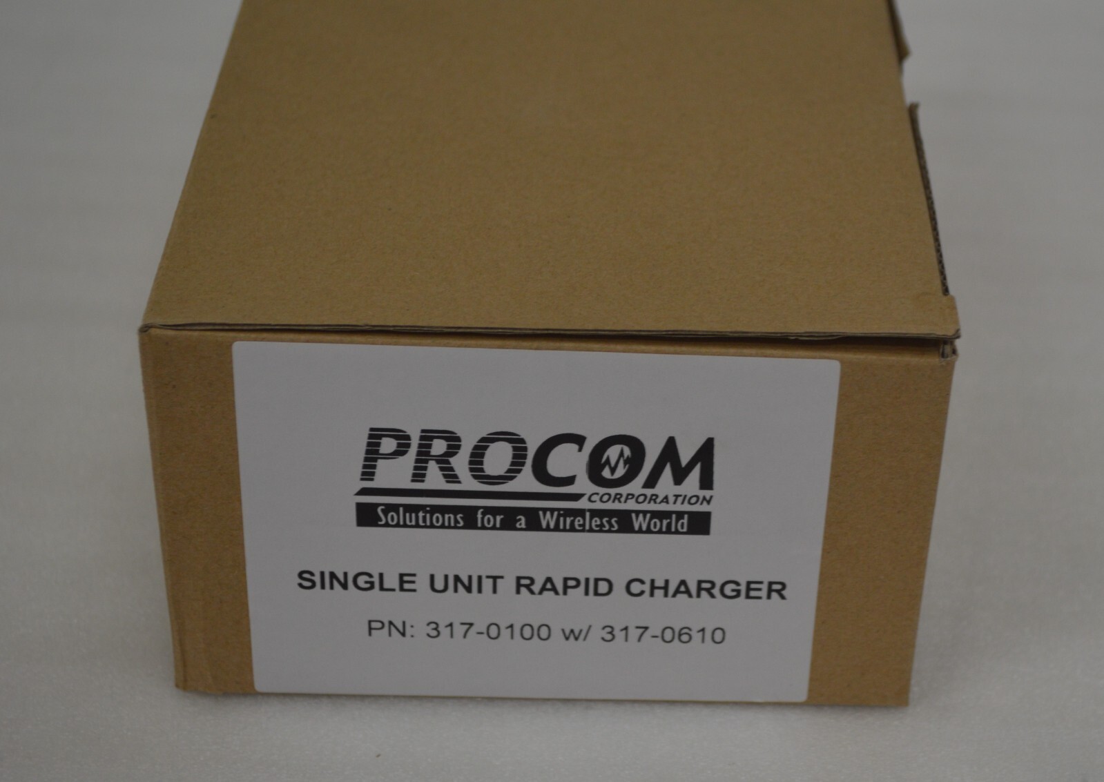 Procom Singe unit rapid charger 317-0100 w/ 317-0610