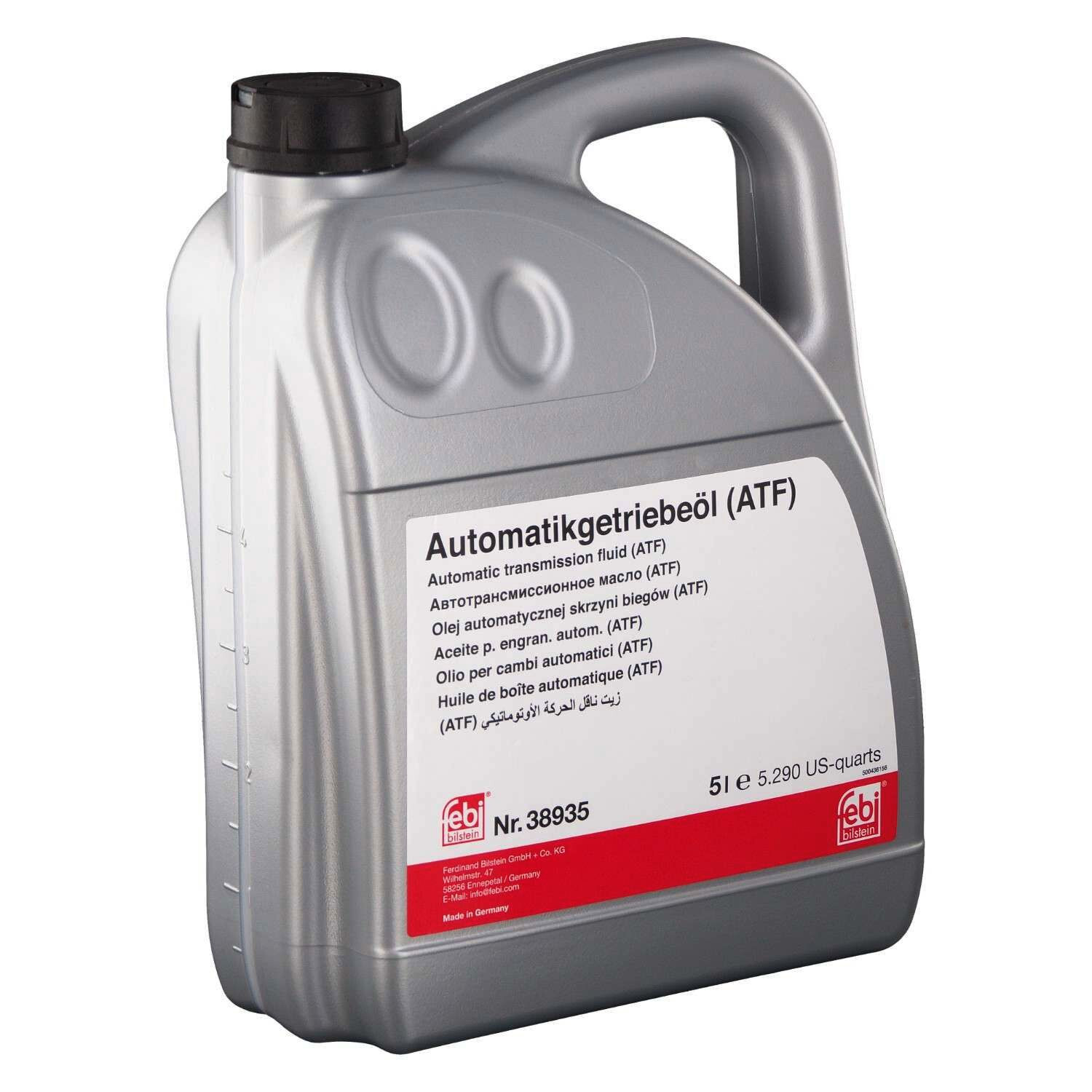 5-LiTer FEBI ATF Automatic Transmission Oil Fluid For AUDI BMW JAGUAR LAND ROVER