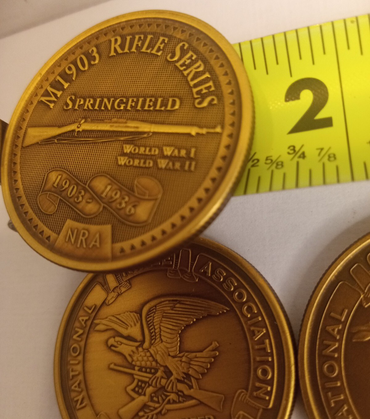 NRA Coins World War I II, World War II,Vietnam,desert Storm 4pc 1936 57 59 64