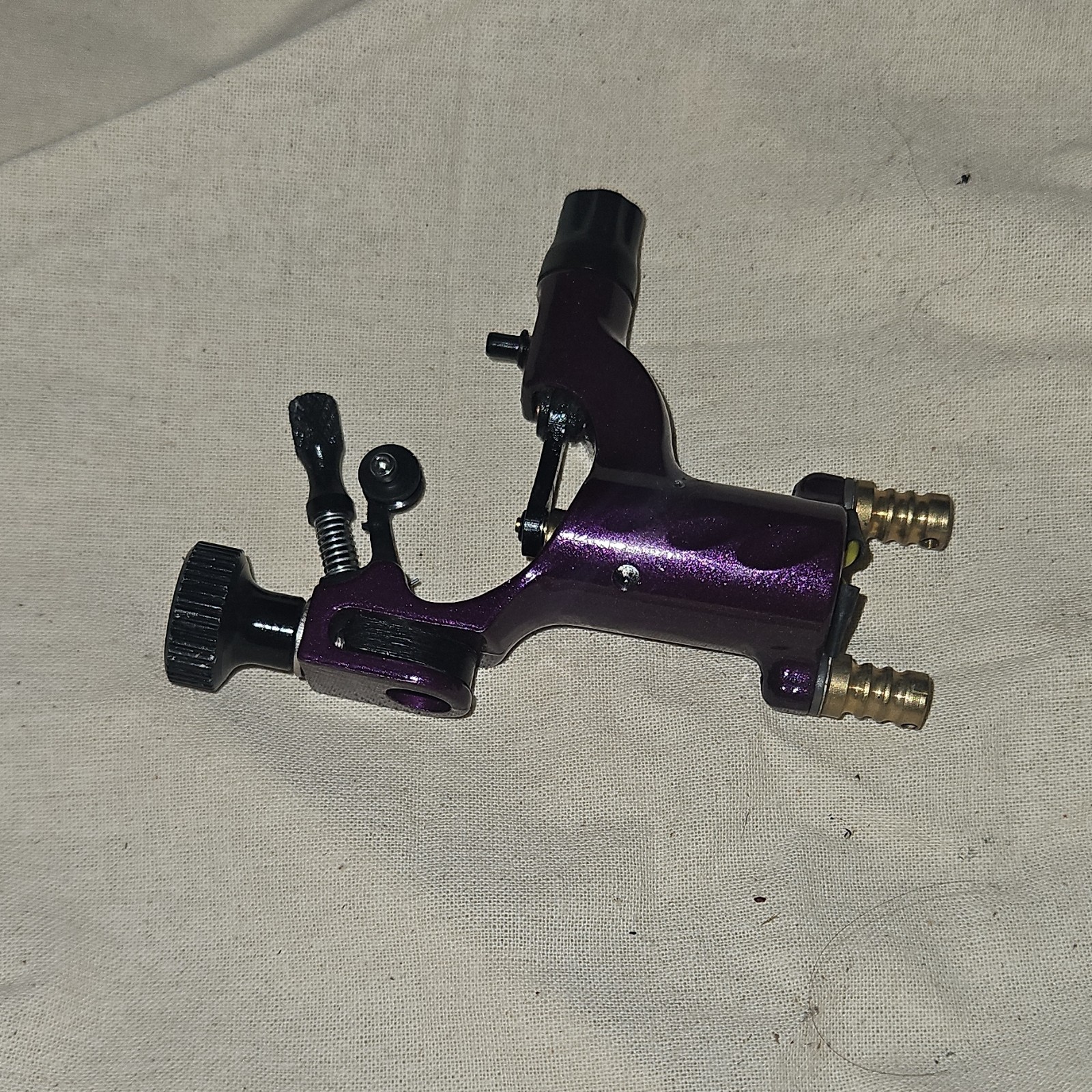 rotary tattoo machine purple black metal professional rotary design