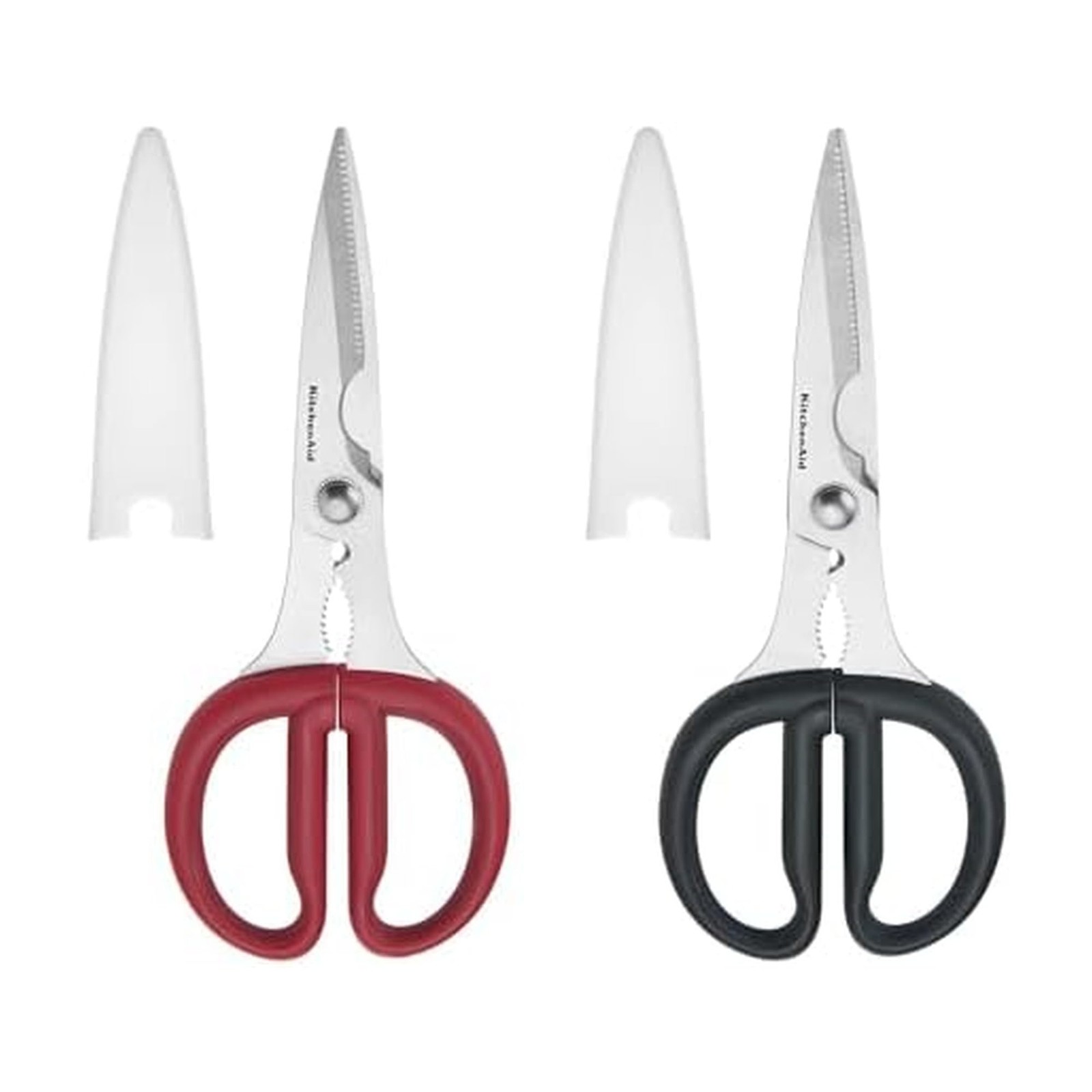 KitchenAid Multipurpose Shear Set, Versatile Scissors with 2 Pack, Black