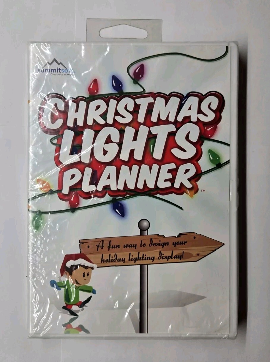 Christmas Lights Planner (CD-ROM, 2007) Design Your Holiday Lighting Display