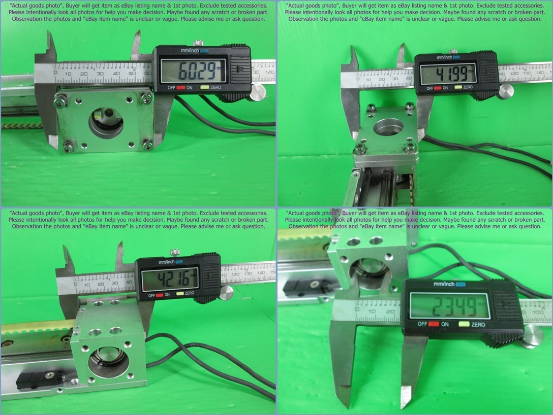 Linear drivenbelt driven as photo, Stroke 30cm., Mini CNC/3D Printer, Promotion.