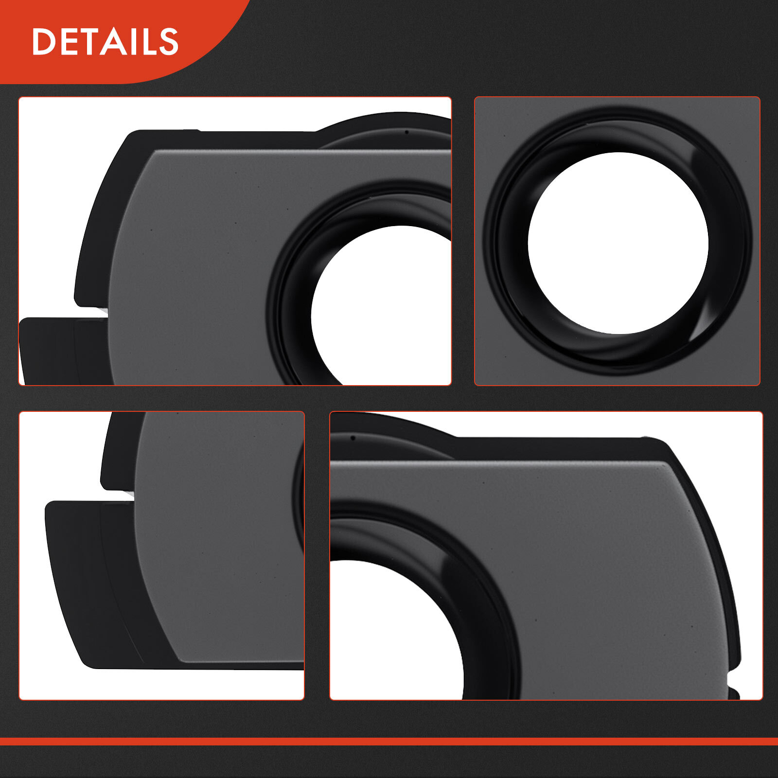 Front Passenger Right Parking Sensor Bezel for Toyota Prius 2016-2022 8934847040