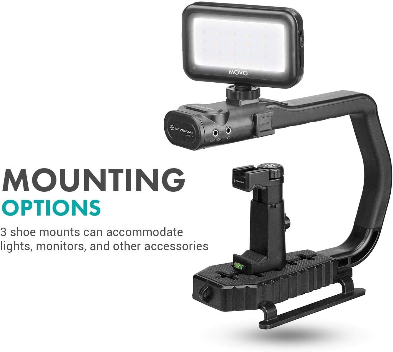 MicRig-W1 Wireless Microphone Filmmaker Kit - Video Handle Stabilizer
