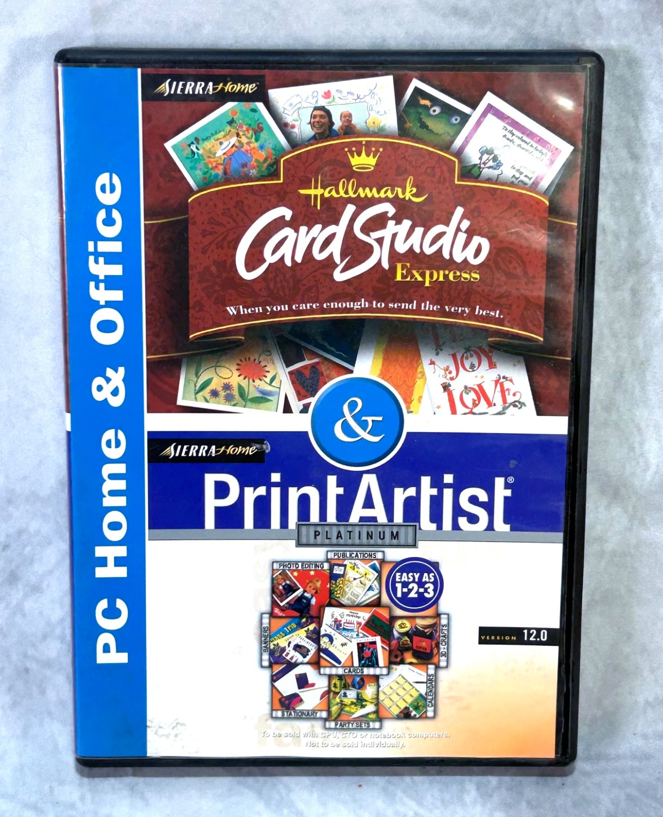 Vintage Hallmark Card Studio Express 1.0 & Print Artist Platinum 12.0 PC CD-ROM