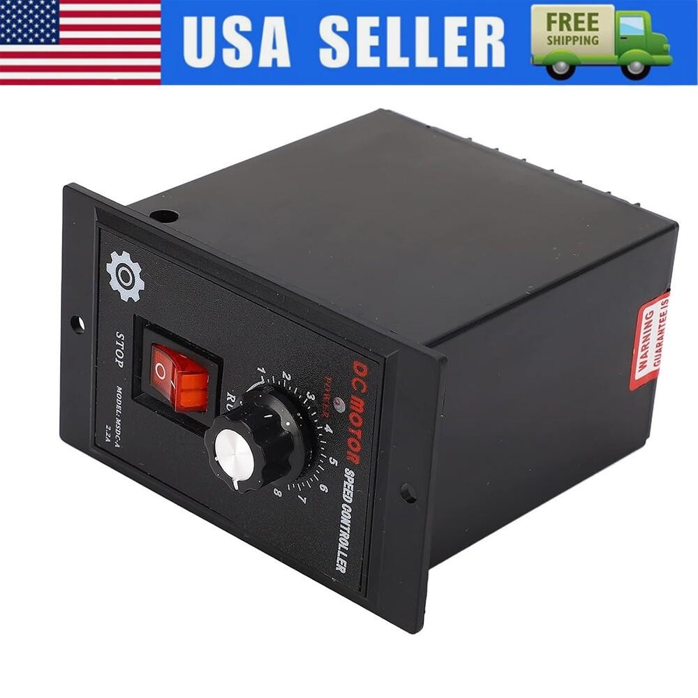 Forward Reversible DC Motor Controller 500W, AC110V to DC90V Speed Regulator US