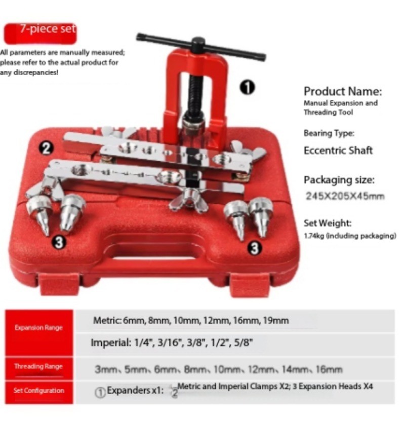 Copper Tube Expander Eccentric Expander Flaring Tool Tube Flaring Tool-