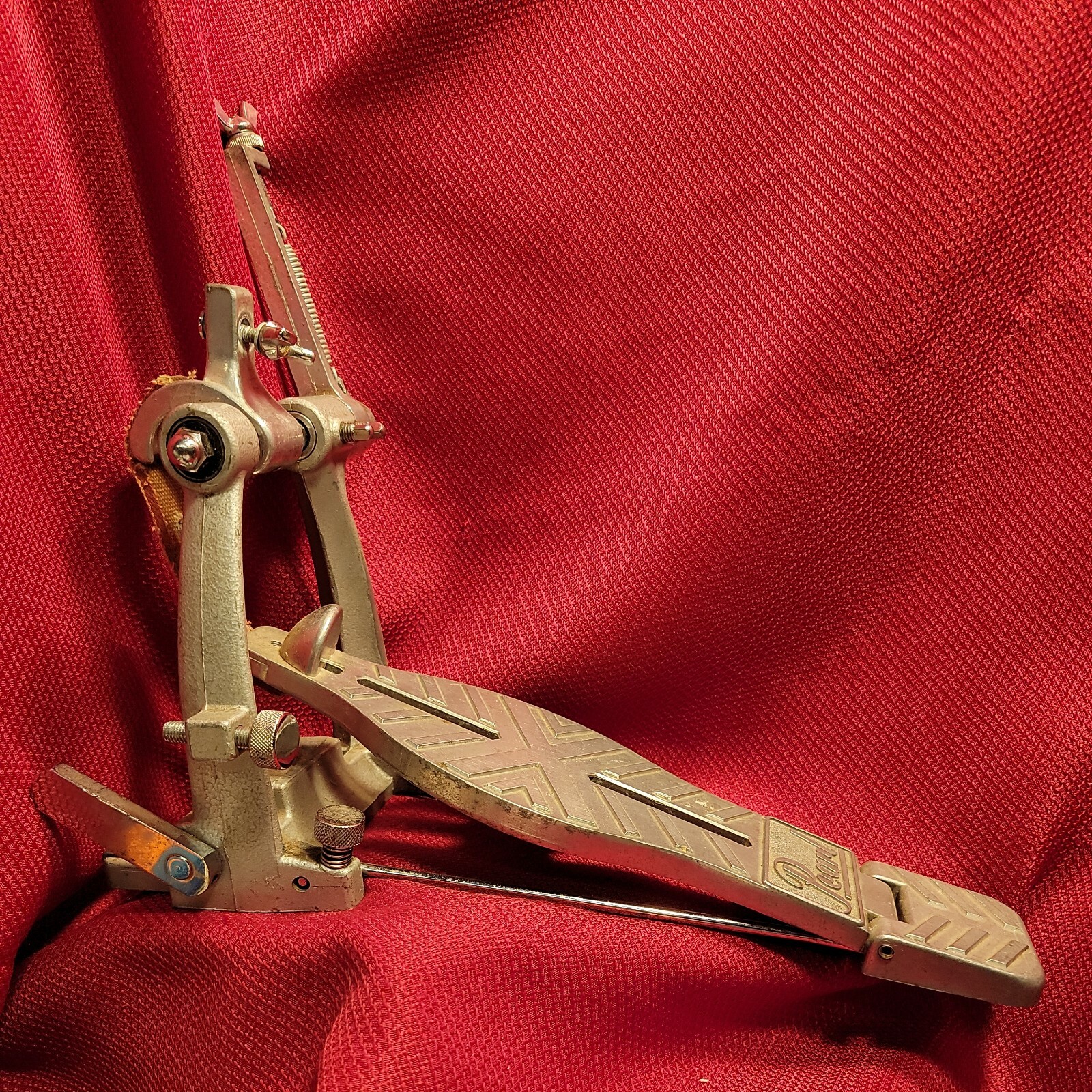 Vintage PEARL DRUM PEDAL Direct Drive Bass Drum japan single 'x grip' 1979 801 ?