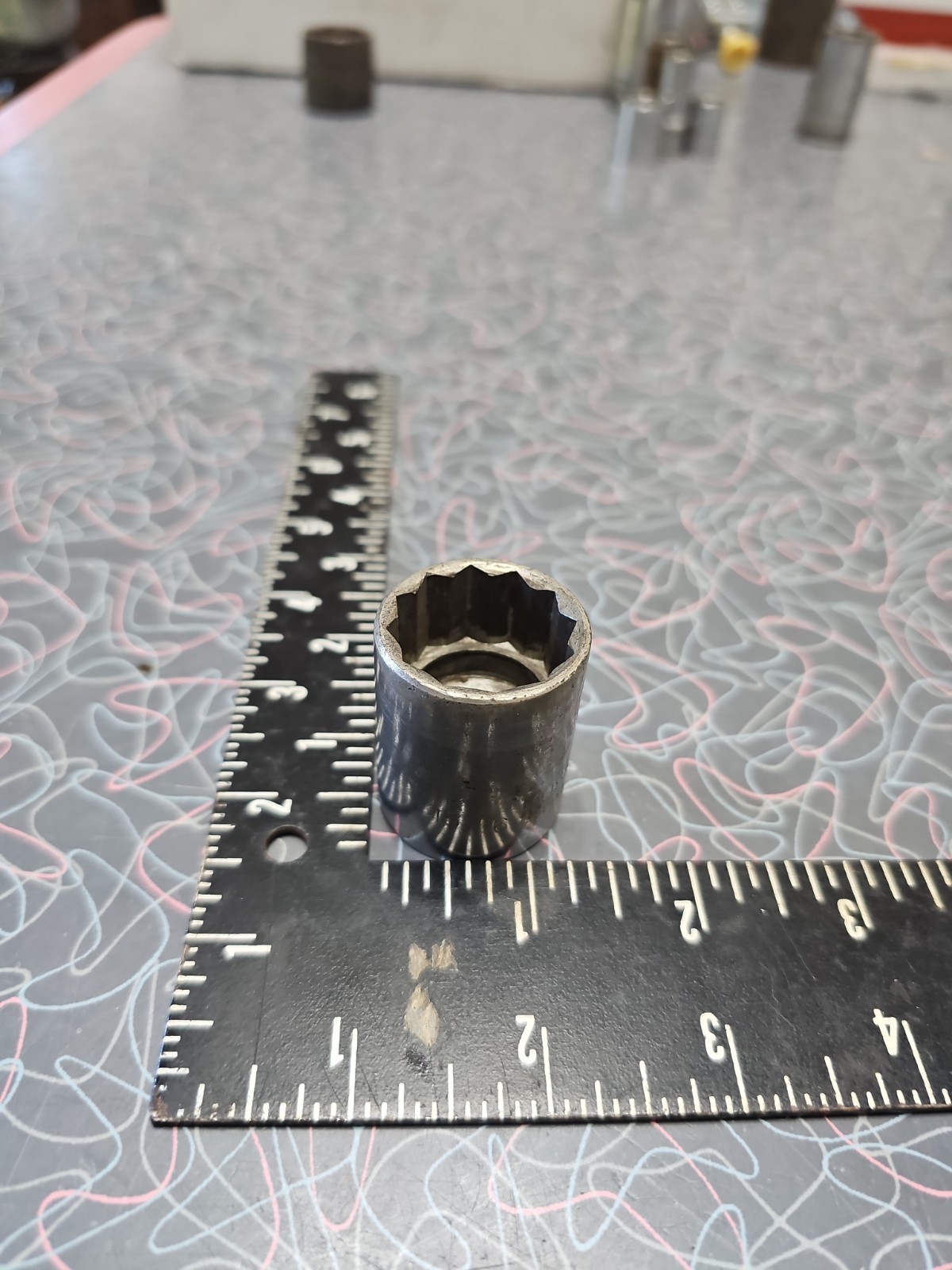 Vintage Husky Socket CT 1230 15/16" 12 Point 1/2" Drive Made in USA Pre-owned