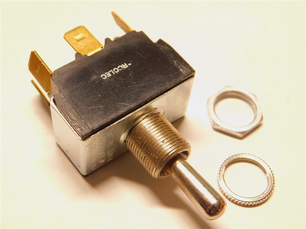 Arcolectric / Cole Hersee DPDT On-Off-(MOM) 20A 125V Industrial Toggle Switch