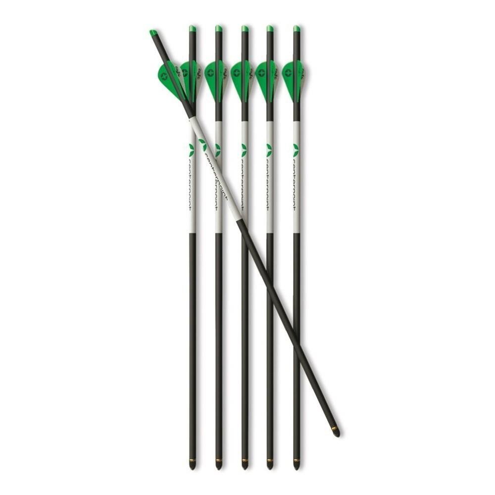CenterPoint Carbon Crossbow Arrows, 425 Grain, 20 Inch, 6 Pack