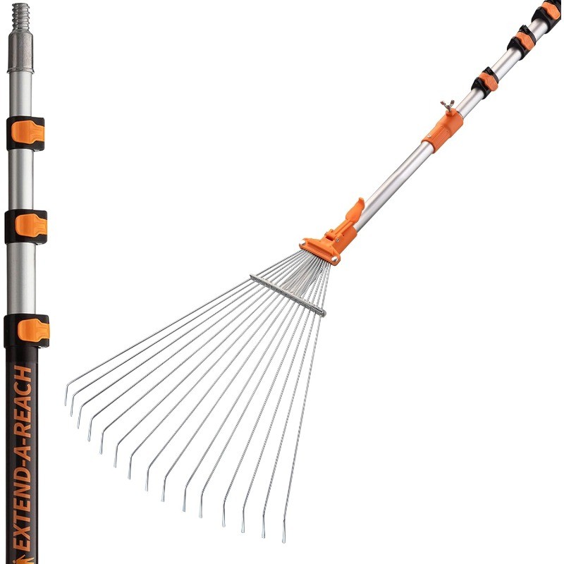 4-12 Telescoping Roof Rake 20 ft Reach // Collapsible Roof Rake