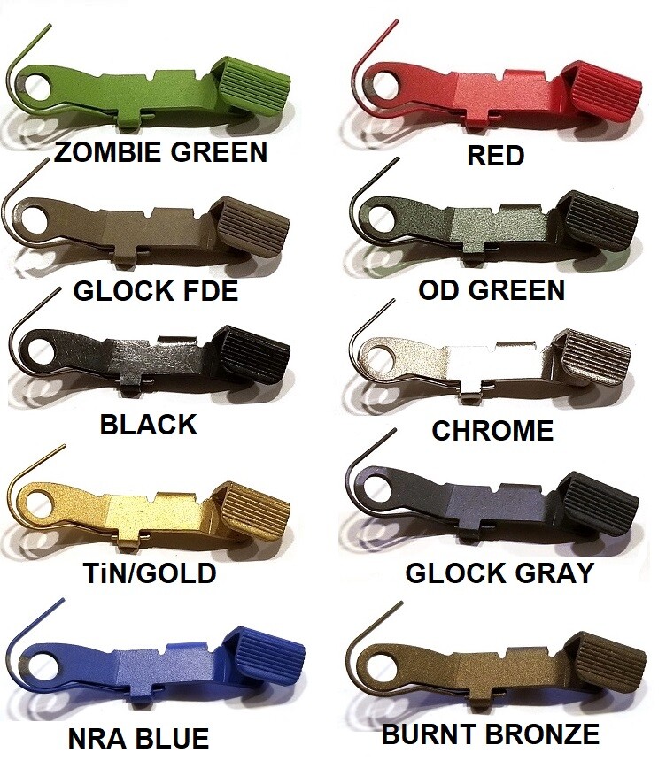 For GLOCK TANGO DOWN Slide Stop Release For Models Gen 1 2 3 4 Choose Color
