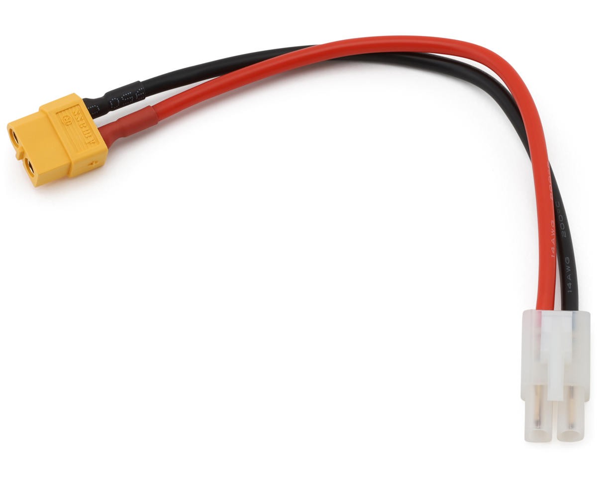 Gens Ace XT60 Female to Tamiya Male Adapter Cable (14AWG) [GEAX6F2TF]