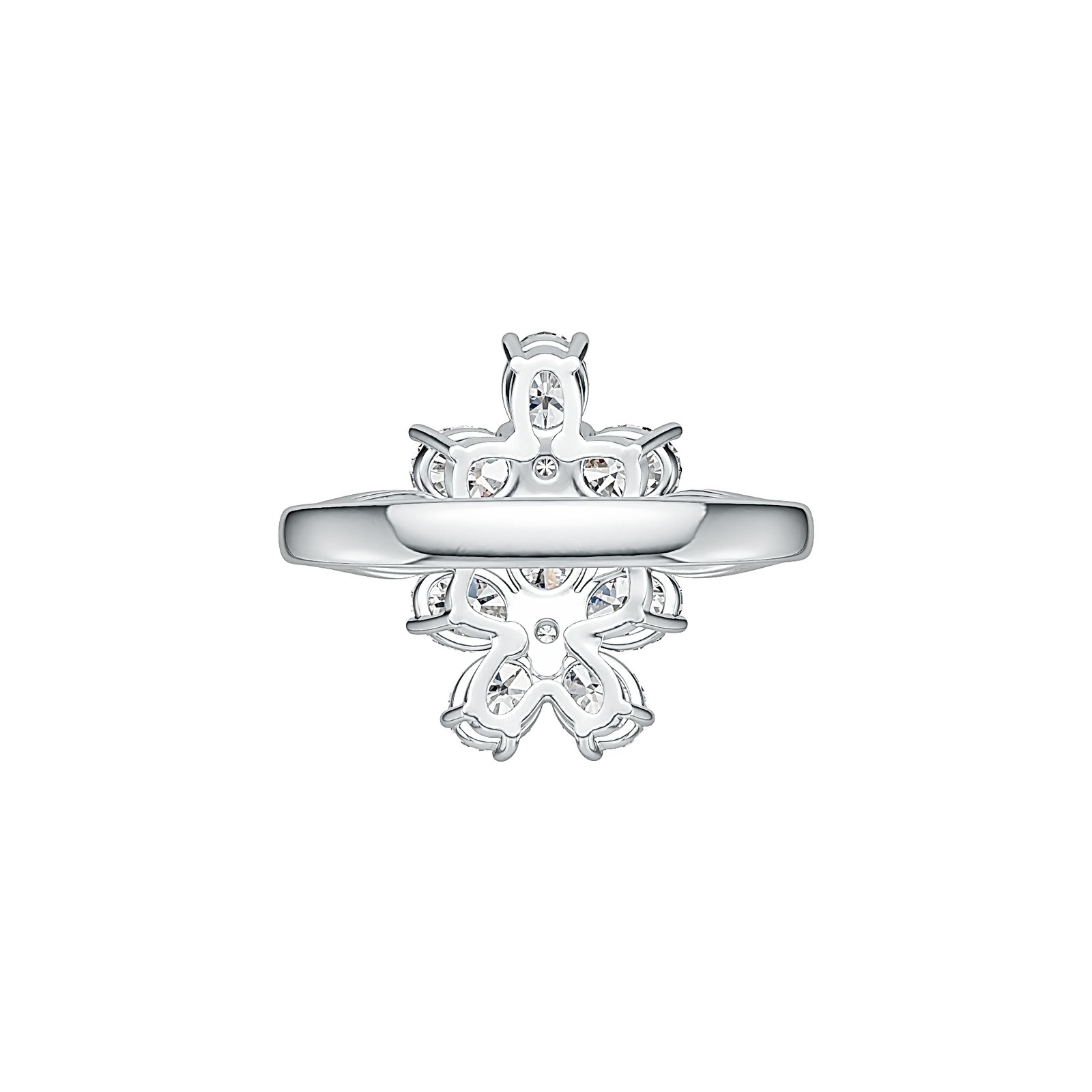 Sterling Silver Semi Mount Ring Setting Oval OV 5X4mm