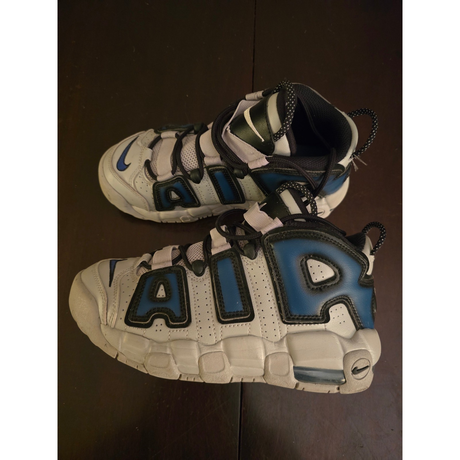 Nike Air More Uptempo Photon Dust University Blue FJ1387-001 Youth 4Y FREE SHIP